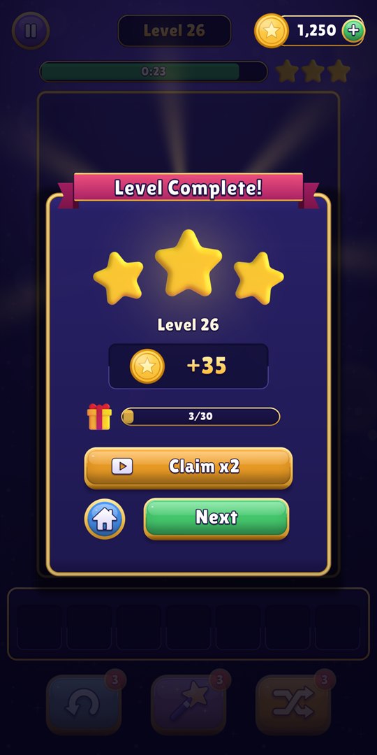 Level complete